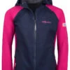 TROLLKIDS Regenjacke "Haugesund" In Dunkelblau/ Pink