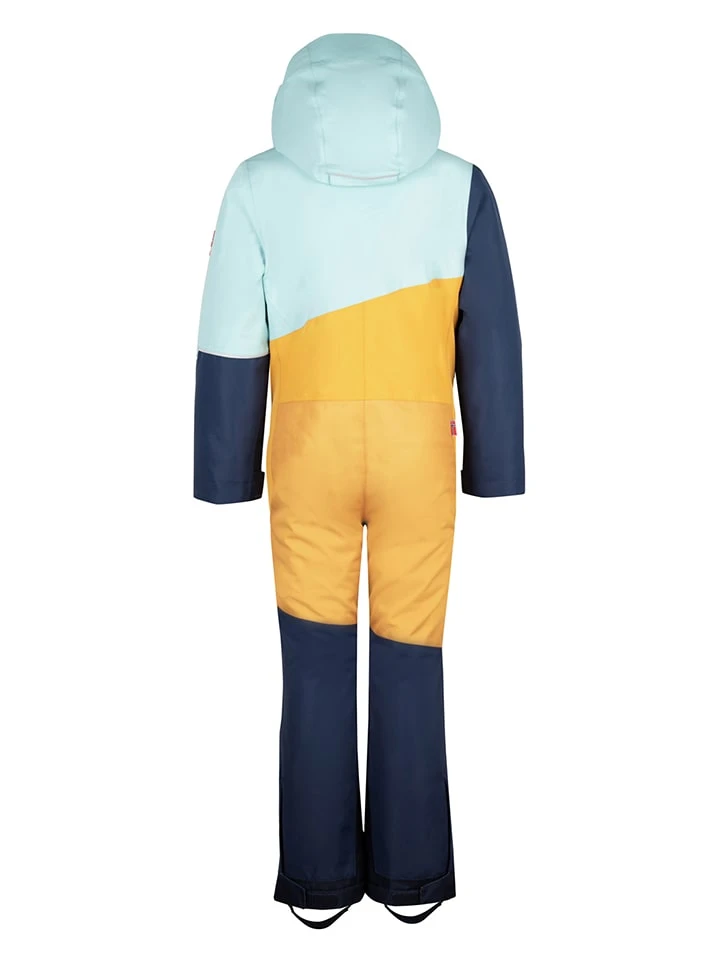 TROLLKIDS Schneeanzug "Hallingdal" In Hellblau/ Gelb/ Dunkelblau 4 TROLLKIDS Schneeanzug "Hallingdal" In Hellblau/ Gelb/ Dunkelblau – Bild 2