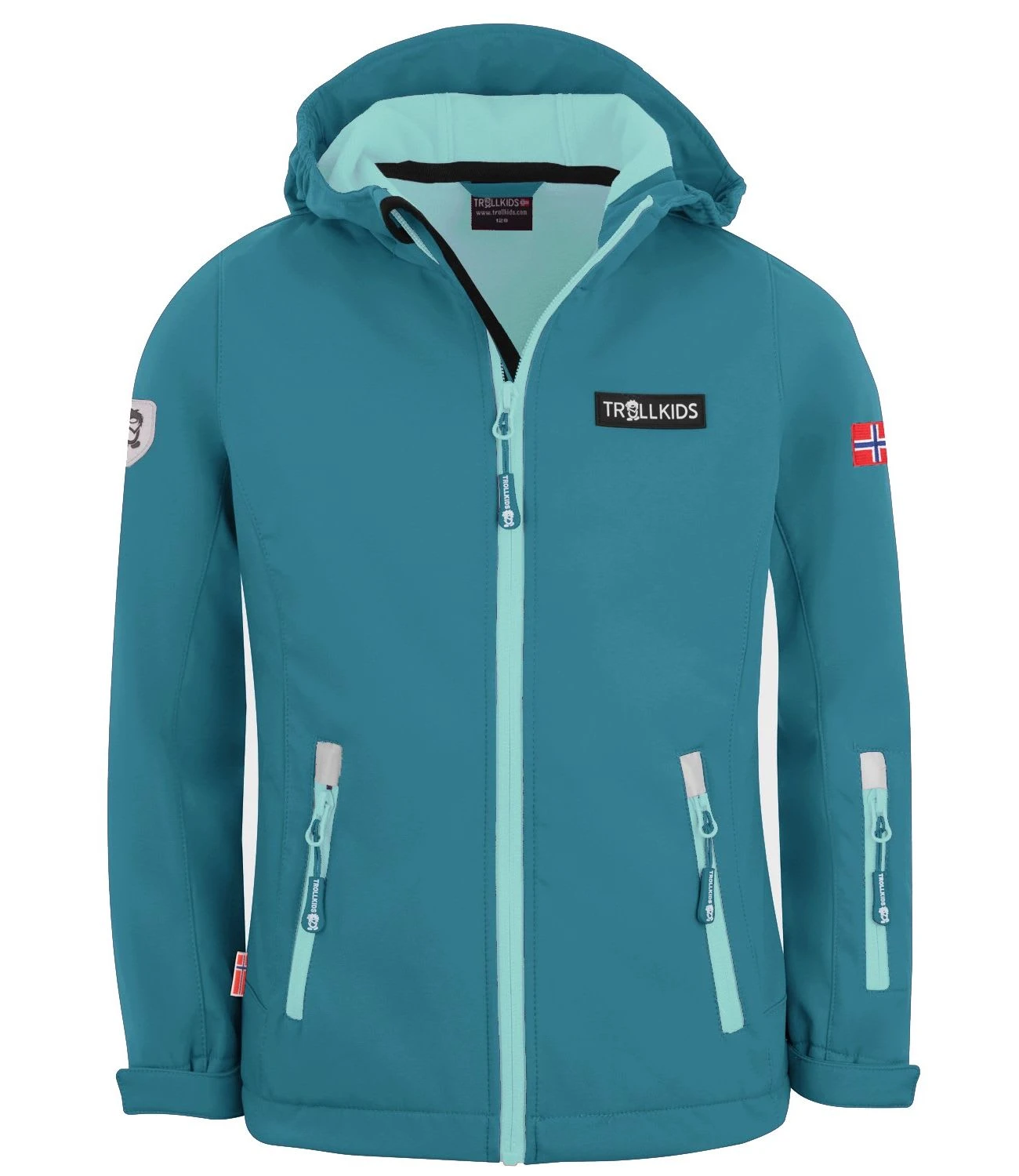 TROLLKIDS Softshell Jacke "Oslofjord" In Blaugrün/Wasserblau 3 TROLLKIDS Softshell Jacke "Oslofjord" In Blaugrün/Wasserblau