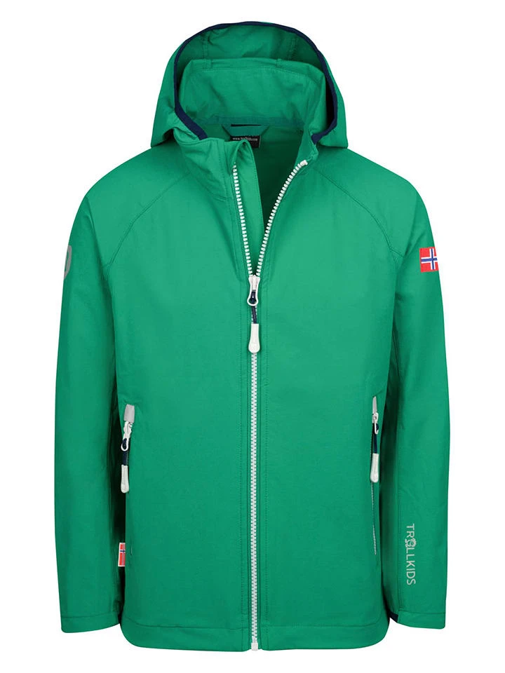 TROLLKIDS Softshelljacke "Kvalvika" In Grün 3 TROLLKIDS Softshelljacke "Kvalvika" In Grün