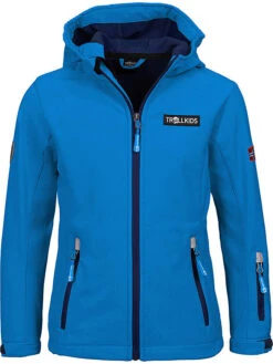 TROLLKIDS Softshelljacke "Oslofjord" In Blau/ Dunkelblau