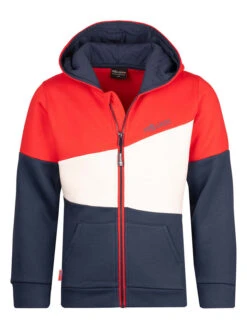 TROLLKIDS Sweatjacke "Alesund" In Rot/ Weiß/ Dunkelblau