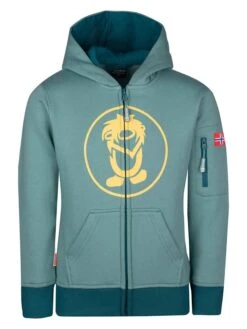 TROLLKIDS Sweatjacke "Sortland" In Grün