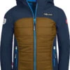 TROLLKIDS Übergangsjacke "Lysefjord" In Braun/ Dunkelblau