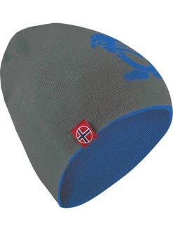 TROLLKIDS Wende-Beanie "Troll" In Grau/ Blau