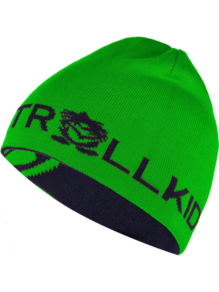 TROLLKIDS Wende-Beanie "Trollfjord" In Dunkelblau/ Grün 5 TROLLKIDS Wende-Beanie "Trollfjord" In Dunkelblau/ Grün – Bild 3