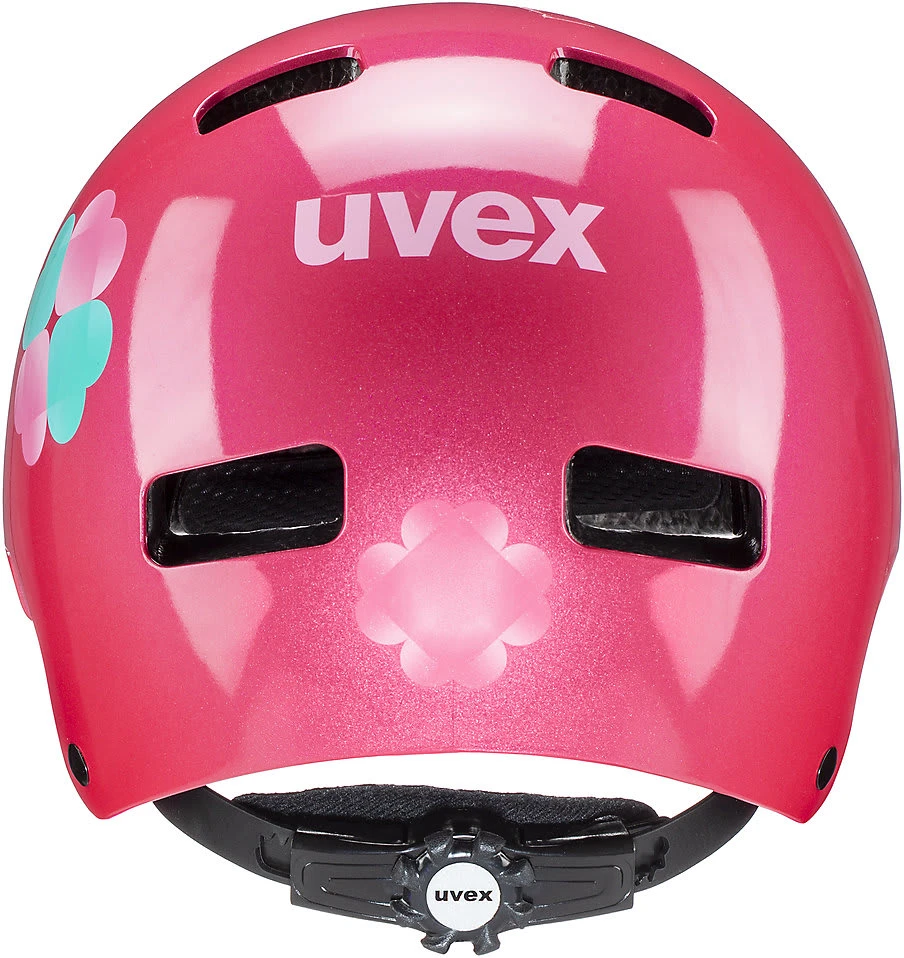 Uvex Fahrradhelm Kid 3 Pink Flower 5 Uvex Fahrradhelm Kid 3 Pink Flower – Bild 3