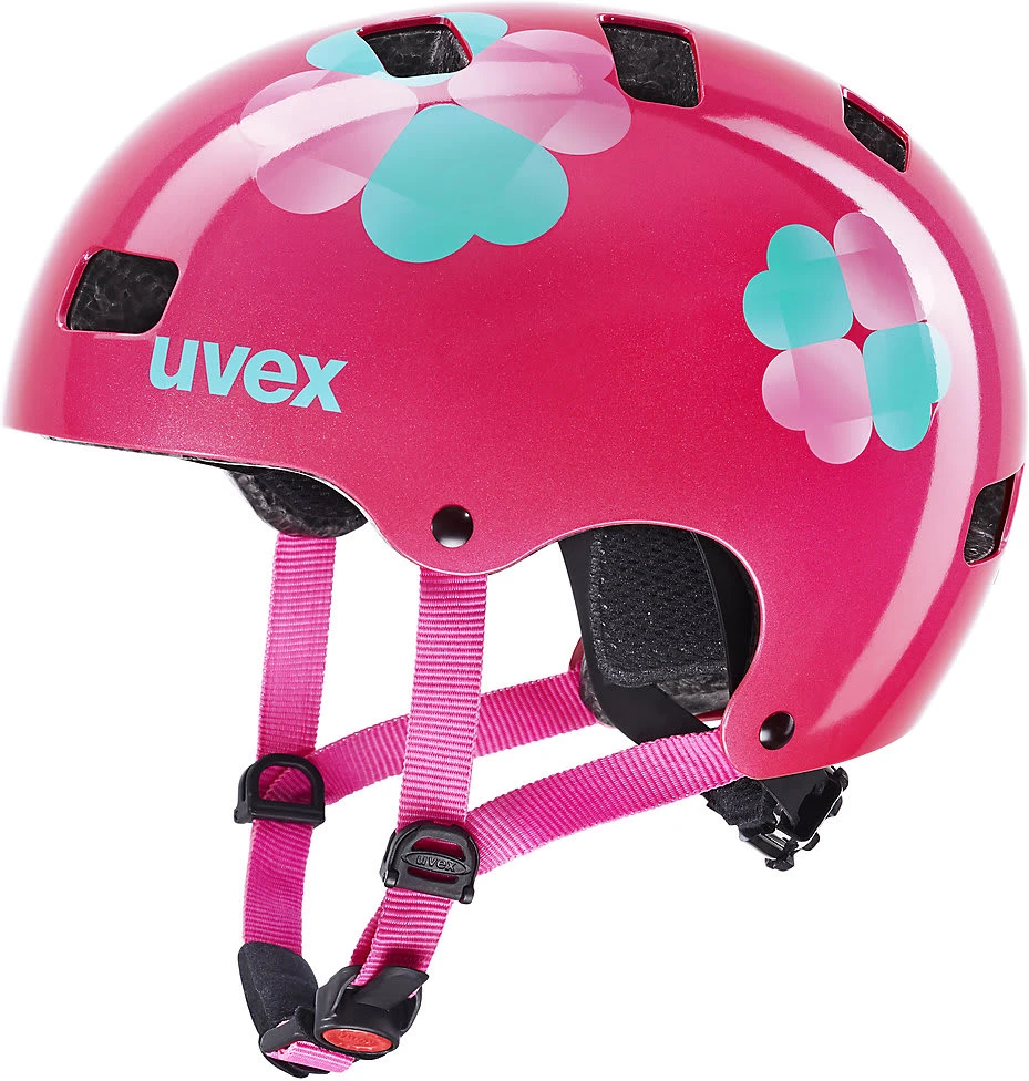 Uvex Fahrradhelm Kid 3 Pink Flower 3 Uvex Fahrradhelm Kid 3 Pink Flower