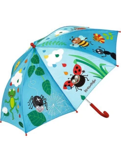 Regenschirm "Krabbelkäfer" In Türkis
