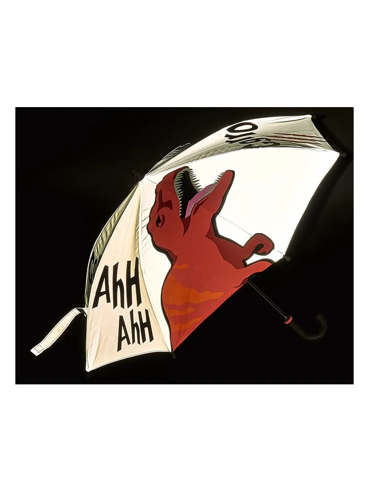 Regenschirm "T-Rex" In Grau/ Orange - Ø 80 Cm 4 Regenschirm "T-Rex" In Grau/ Orange - Ø 80 Cm – Bild 2