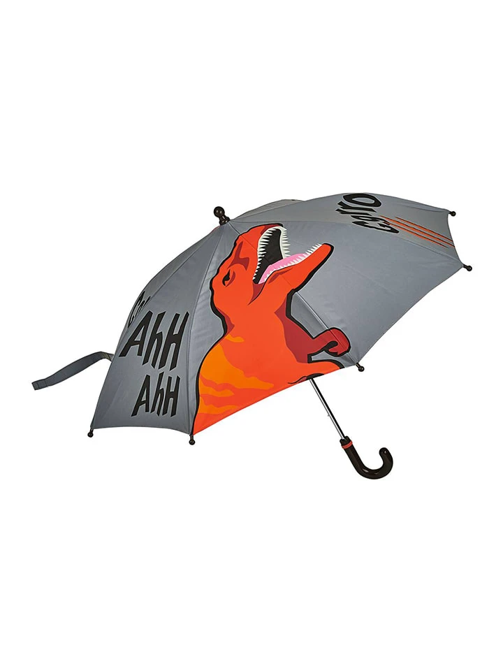 Regenschirm "T-Rex" In Grau/ Orange - Ø 80 Cm 3 Regenschirm "T-Rex" In Grau/ Orange - Ø 80 Cm