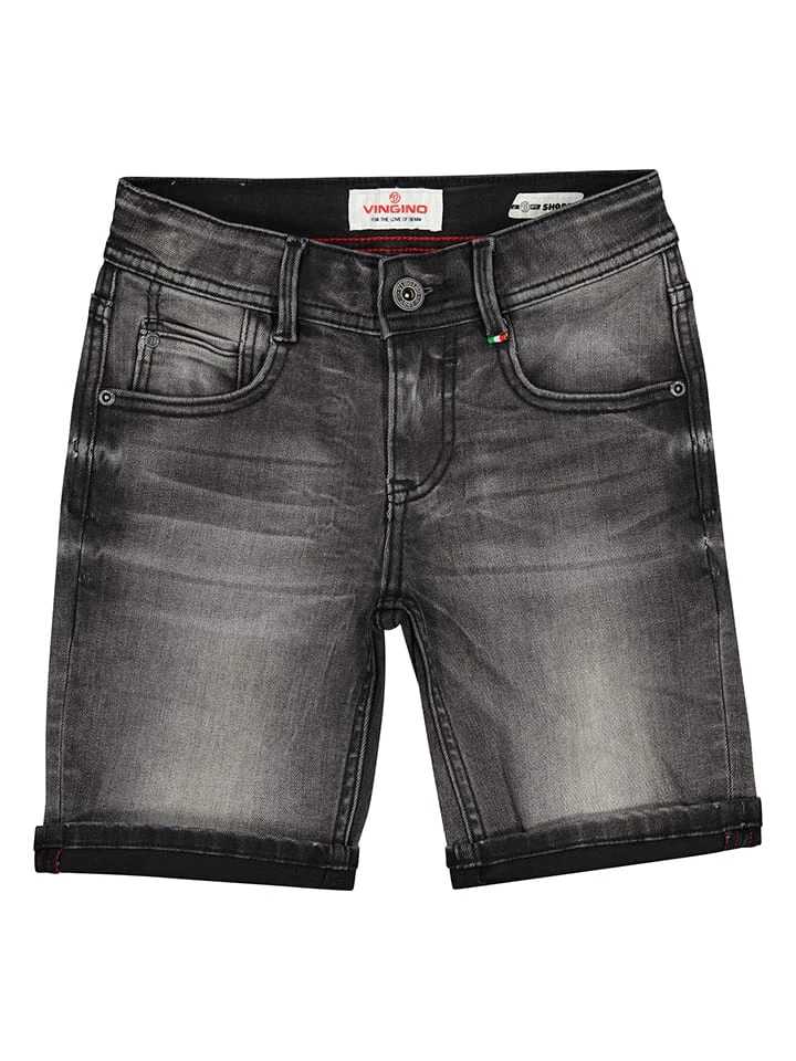 Vingino Jeansshorts "Chavez" In Dunkelgrau 3 Vingino Jeansshorts "Chavez" In Dunkelgrau