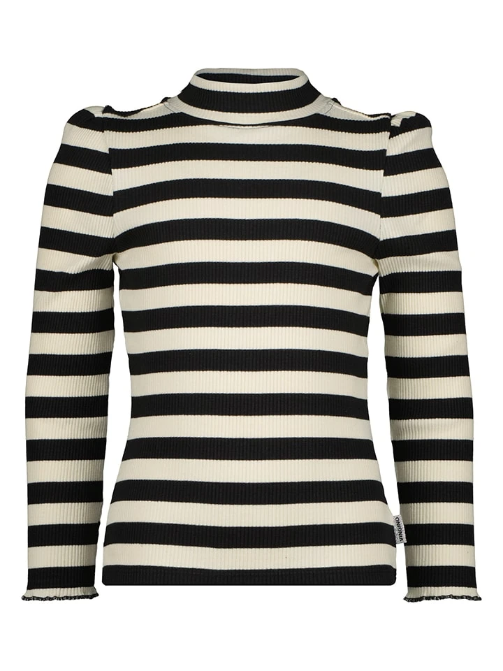 Vingino Longsleeve "Jannie" In Schwarz/ Beige 3 Vingino Longsleeve "Jannie" In Schwarz/ Beige