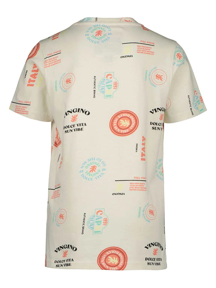 Vingino Shirt "Hogi" In Beige/ Orange 4 Vingino Shirt "Hogi" In Beige/ Orange – Bild 2