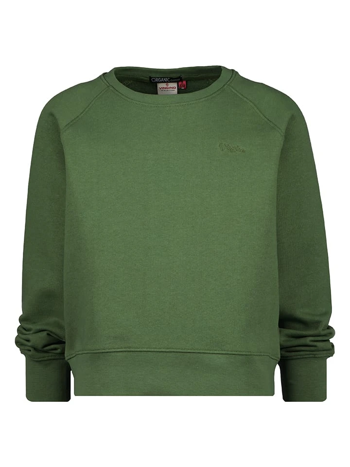 Vingino Sweatshirt In Dunkelgrün 3 Vingino Sweatshirt In Dunkelgrün