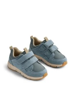 Wheat Leder-Sneakers "Toney" In Blau