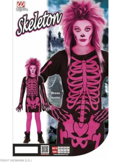 WIDMANN Kostümkleid "PINK SKELETT" In Schwarz/ Pink -TROLLKIDS Verkäufe widmann kostumkleid pink skelett in schwarz pink 2