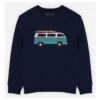 Sweatshirt "Blue Van" In Dunkelblau -TROLLKIDS Verkäufe wooop sweatshirt blue van in dunkelblau