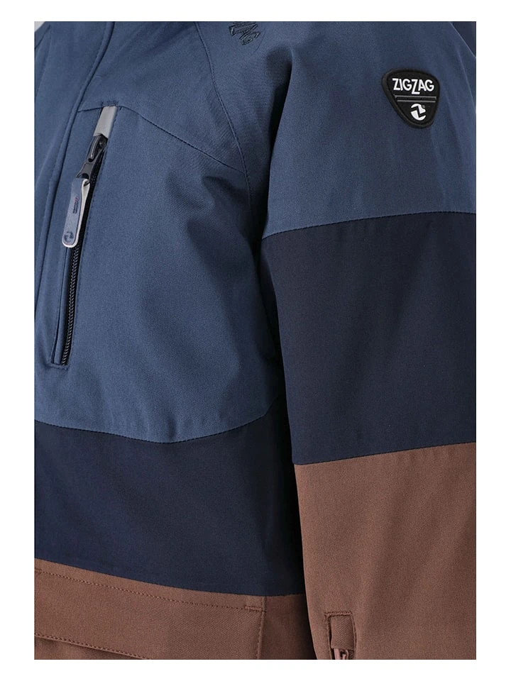 ZigZag Ski-/ Snowboardjacke "Taylor" In Blau/ Braun 5 ZigZag Ski-/ Snowboardjacke "Taylor" In Blau/ Braun – Bild 3